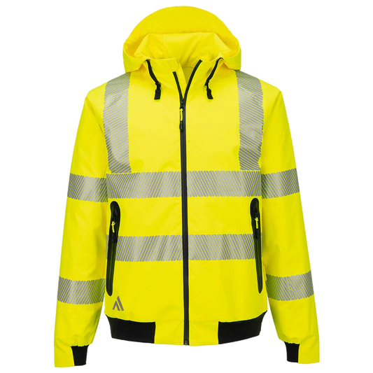 Portwest KX3 Sport Hi-Vis Rain Bomber Jacket KX315