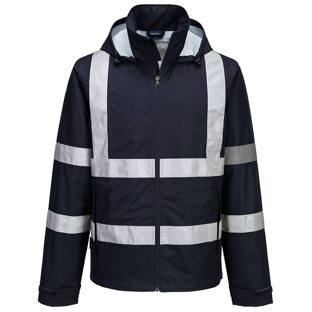 Portwest Iona Enhanced Lichtgewicht Opvouwbare Regenjas F442