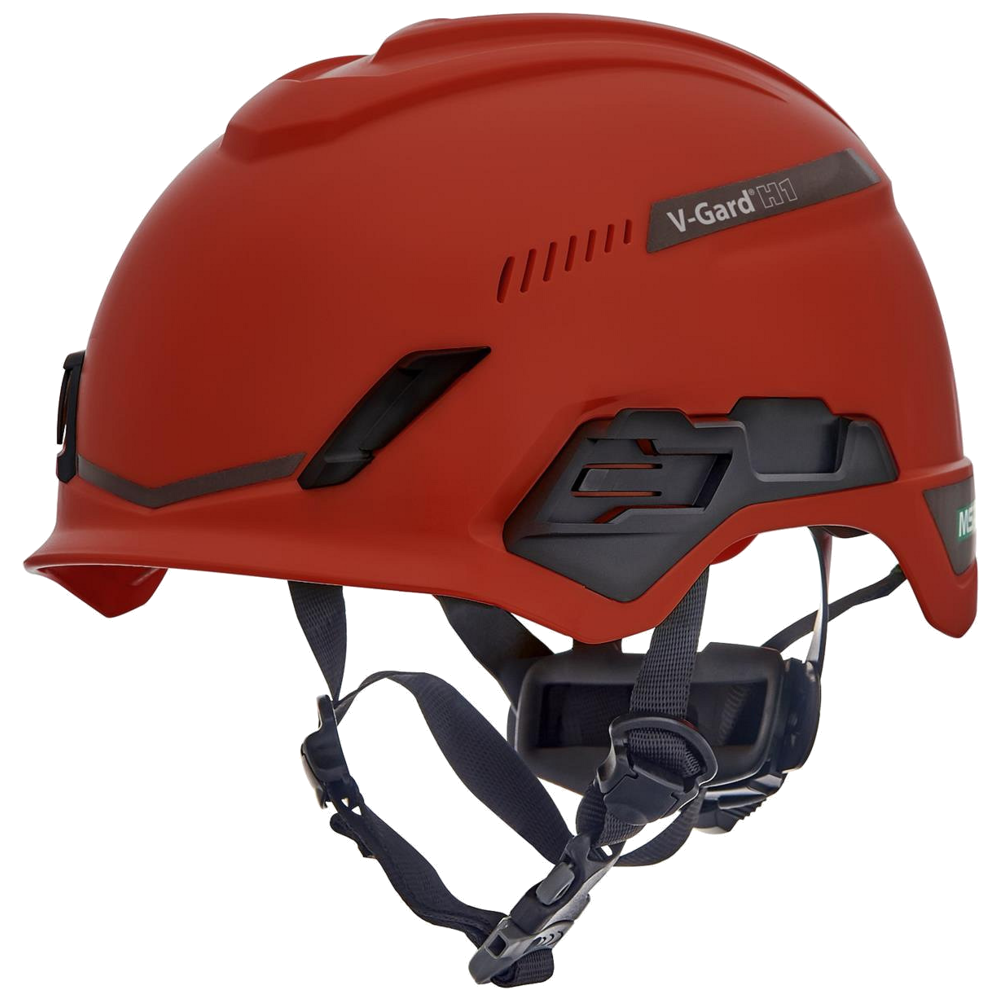 MSA V-Gard H1 Trivent Fas-Trac Climbing Helmet