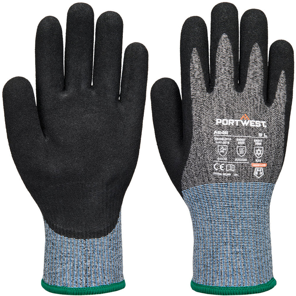 Portwest Hi-Vis Winter Cut Resistant Cut D Glove A646