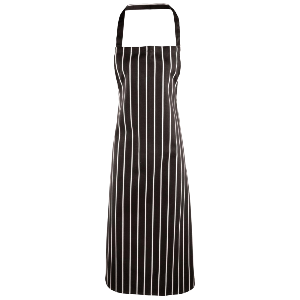 Premier Classic Stripe Bib Apron PR110