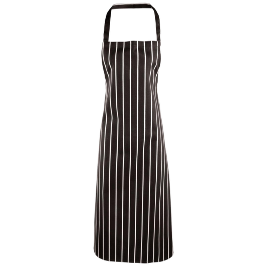 Premier Classic Stripe Bib Apron PR110