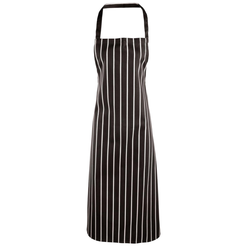 Premier Classic Stripe Bib Apron PR110