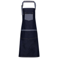 Premier DomainContrast denim bib apron PR127