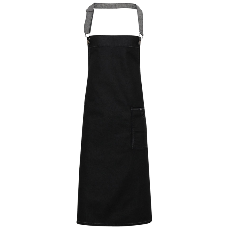 Premier DistrictWaxed look denim bib apron PR134