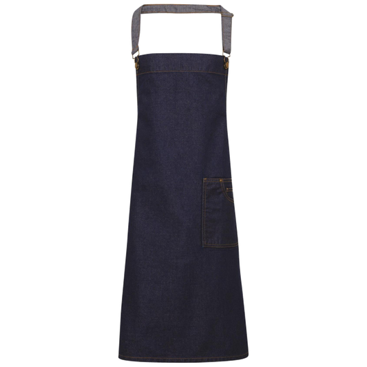 Premier DistrictWaxed look denim bib apron PR134