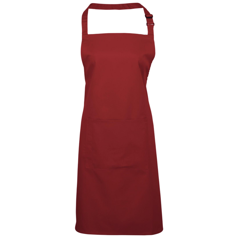 Premier Colours Bib Apron With Pocket PR154