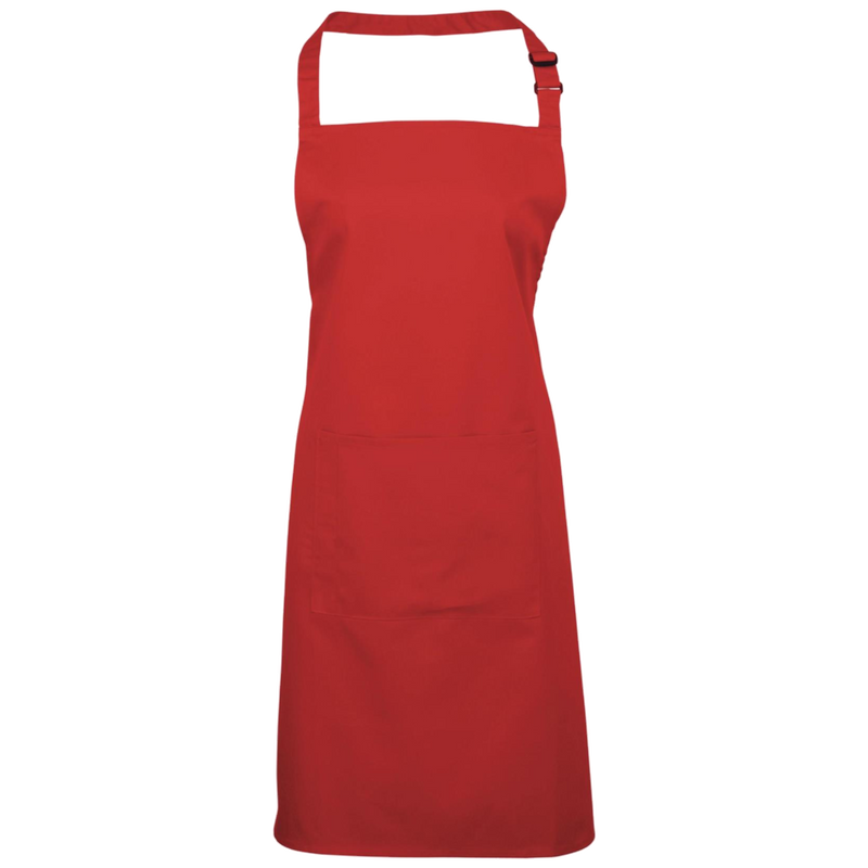 Premier Colours Bib Apron With Pocket PR154