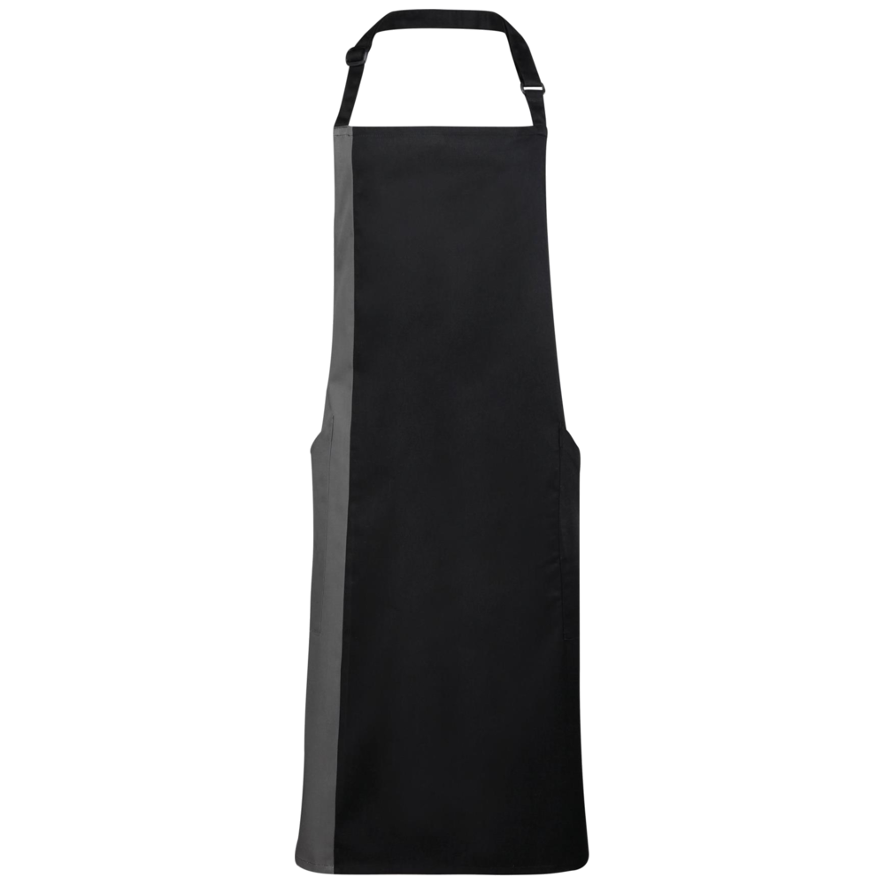 Premier Contrast Bib Apron PR162