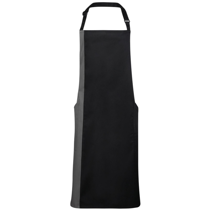 Premier Contrast Bib Apron PR162