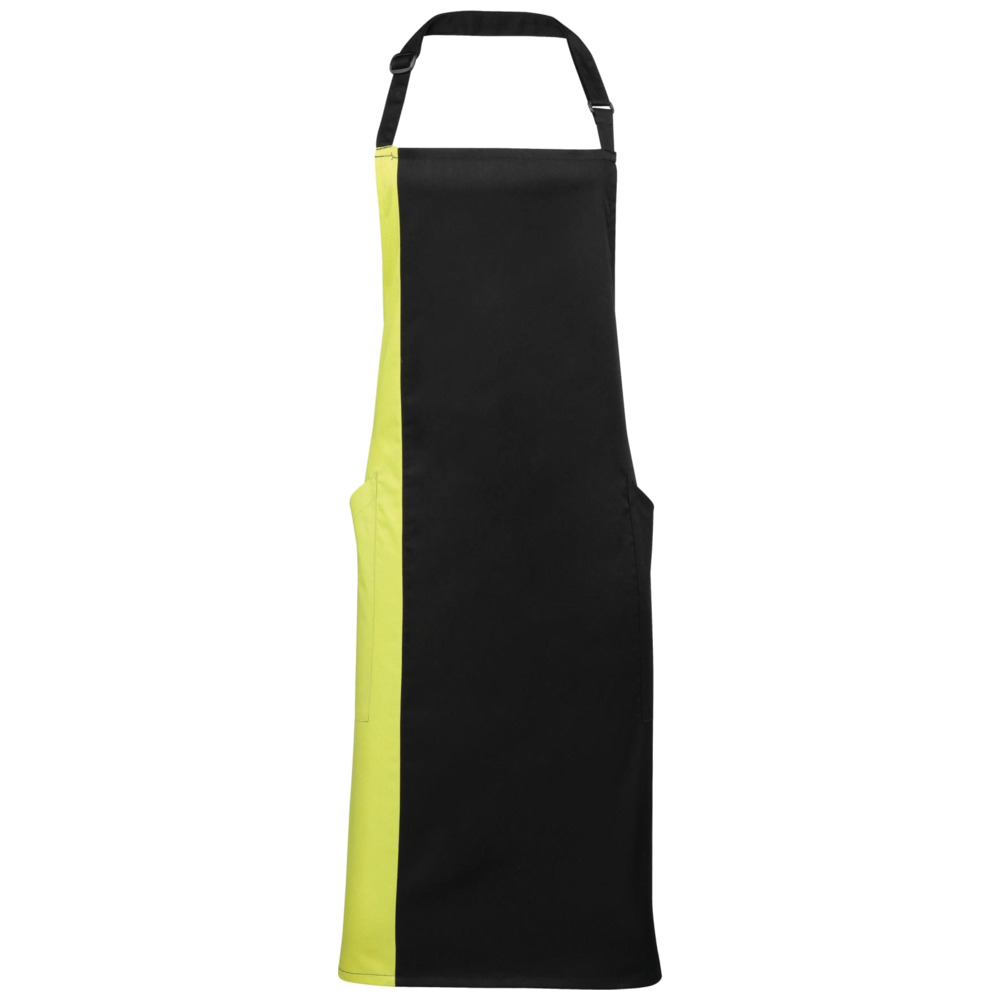 Premier Contrast Bib Apron PR162