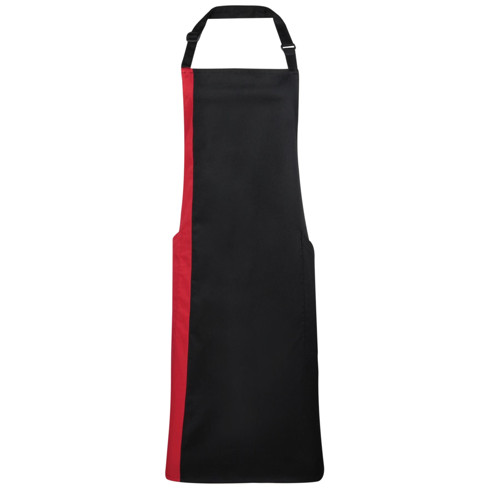 Premier Contrast Bib Apron PR162