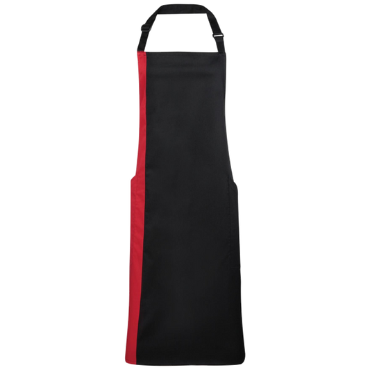 Premier Contrast Bib Apron PR162