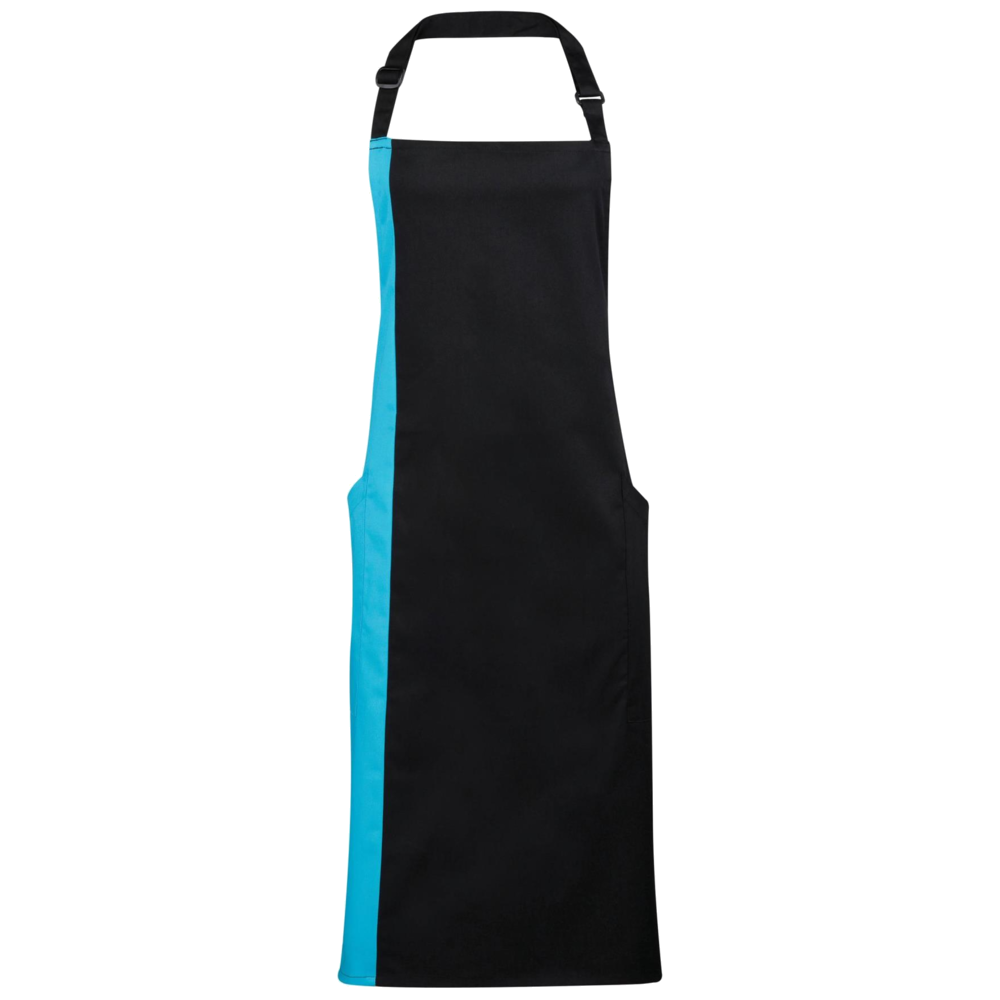Premier Contrast Bib Apron PR162