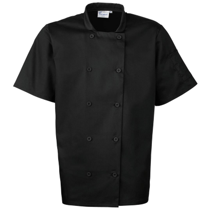 Premier Short Sleeve Chefs Jacket PR656