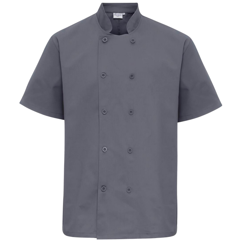 Premier Short Sleeve Chefs Jacket PR656