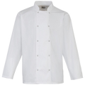 Premier Long Sleeve Press Stud Chefs Jacket PR665