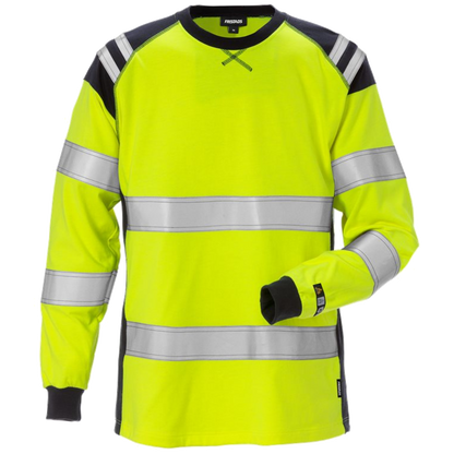 Fristads Flamestat HV T-Shirt lang Damen CL.3 7097 129522