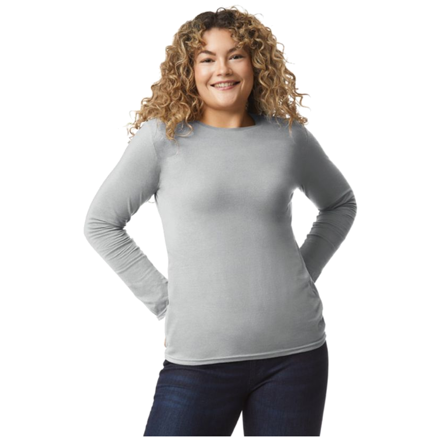Gildan T-shirt SoftStyle Lange Mouw for him G64400