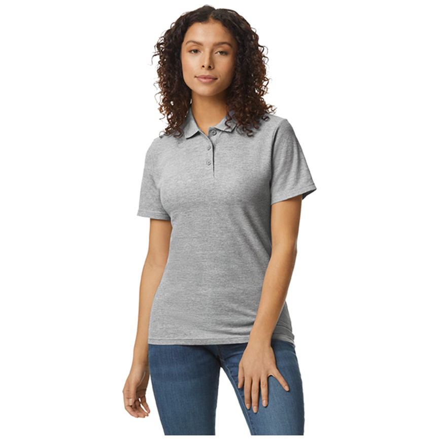 Gildan Polo Softstyle Double Pique SS for her G64800L