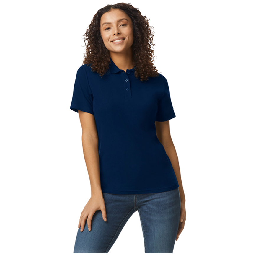 Gildan Polo Softstyle Double Pique SS for her G64800L