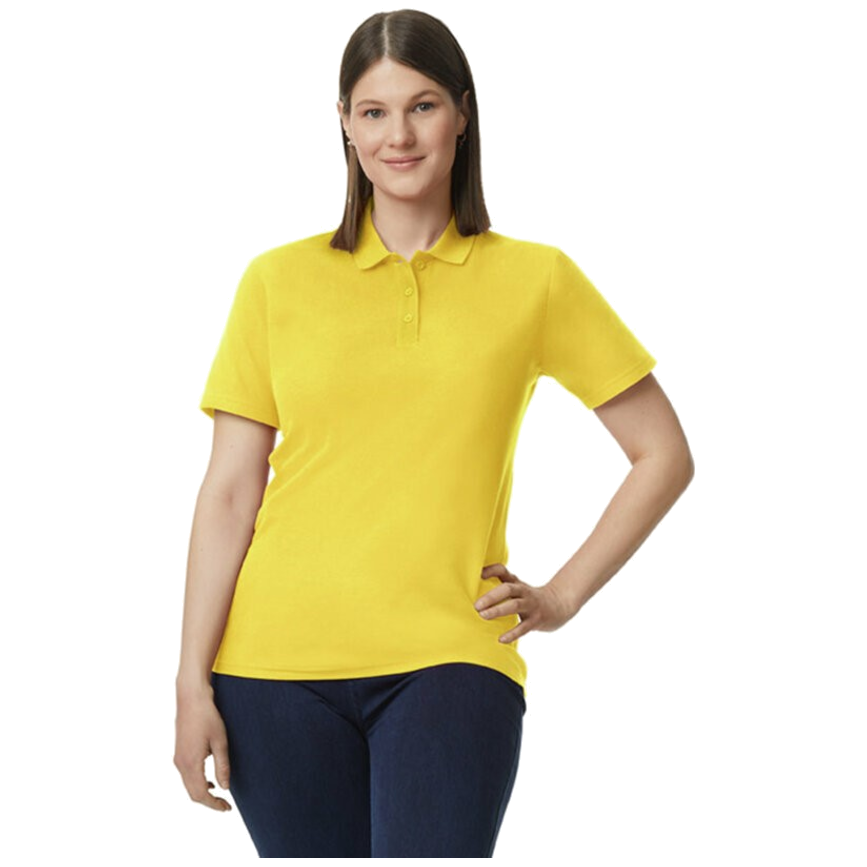 Gildan Polo Softstyle Double Pique SS for her G64800L