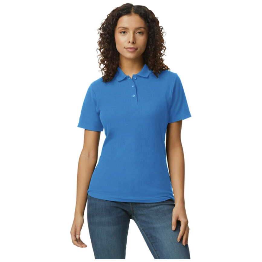 Gildan Polo Softstyle Double Pique SS for her G64800L
