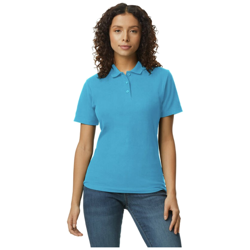 Gildan Polo Softstyle Double Pique SS for her G64800L