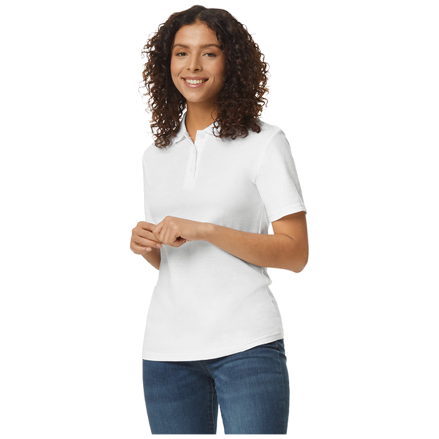 Gildan Polo Softstyle Double Pique SS for her G64800L
