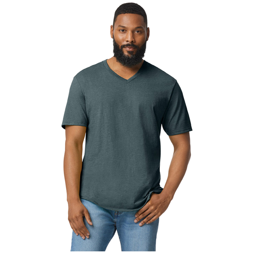 Gildan T-shirt V-Neck SoftStyle SS for him G64V00