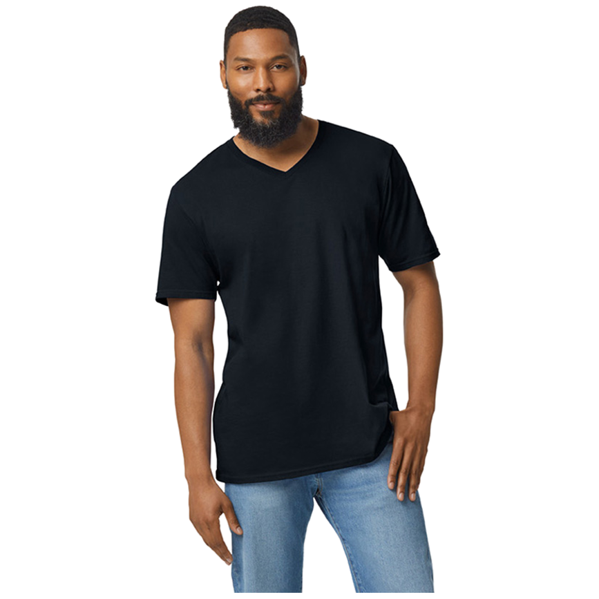 Gildan T-shirt V-Neck SoftStyle SS for him G64V00