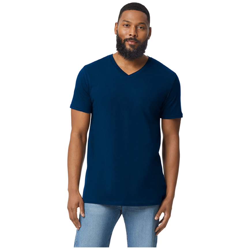 Gildan T-shirt V-Neck SoftStyle SS for him G64V00