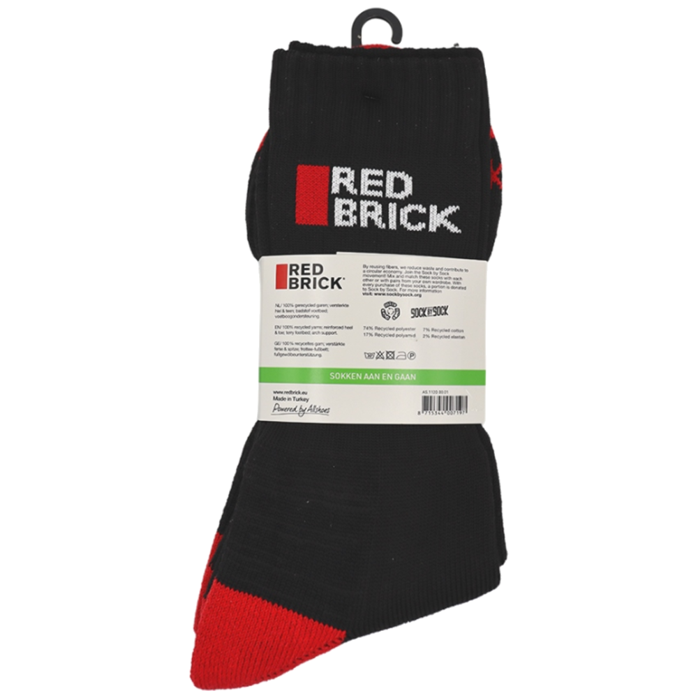 Redbrick Recycled Werksokken 2-Pack