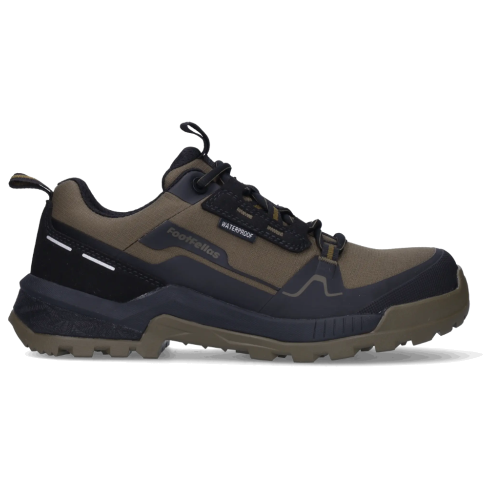 Footfellas Daisy F221003 S7S Dames werkschoen Zwart/Olijf