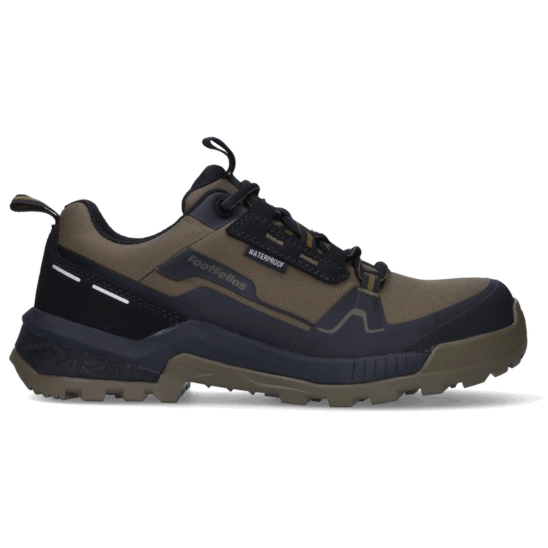 Footfellas Daisy F221003 S7S Dames werkschoen Zwart/Olijf