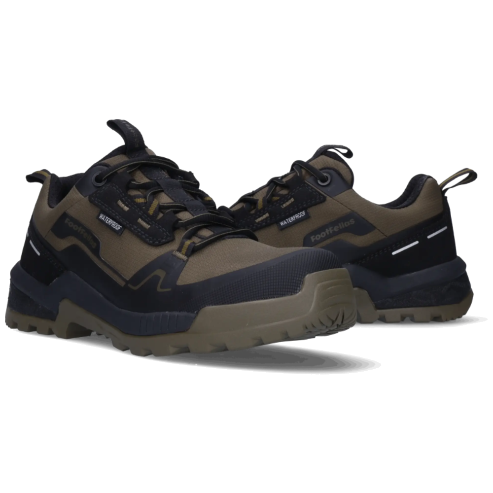 Footfellas Daisy F221003 S7S Dames werkschoen Zwart/Olijf
