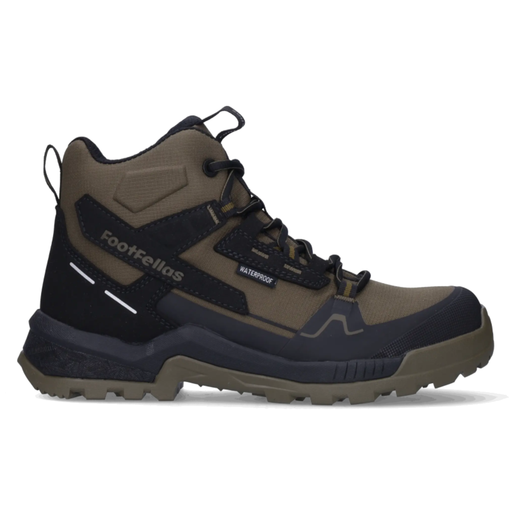 Footfellas Davina F221004 S7S Dames Werkschoen Zwart/Olijf