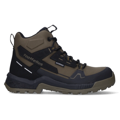 Footfellas Davina F221004 S7S Dames Werkschoen Zwart/Olijf