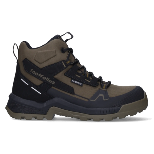Footfellas Davina F221004 S7S Dames Werkschoen Zwart/Olijf