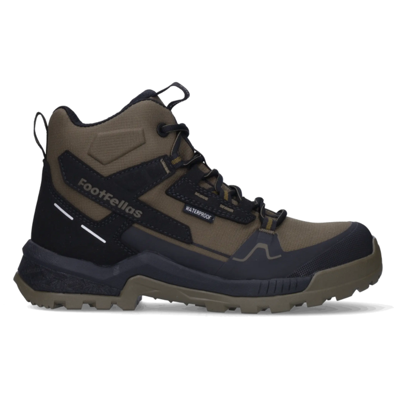 Footfellas Davina F221004 S7S Dames Werkschoen Zwart/Olijf