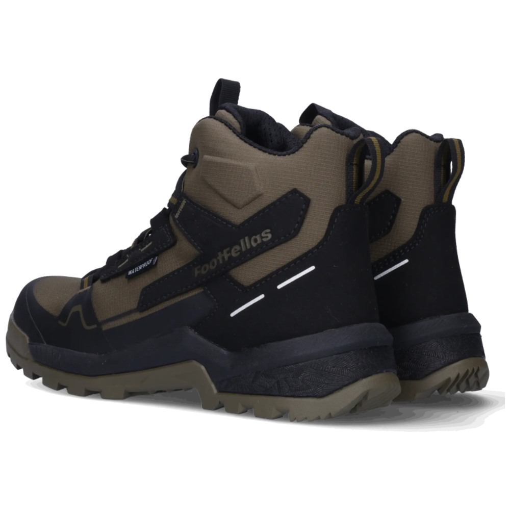 Footfellas Davina F221004 S7S Dames Werkschoen Zwart/Olijf