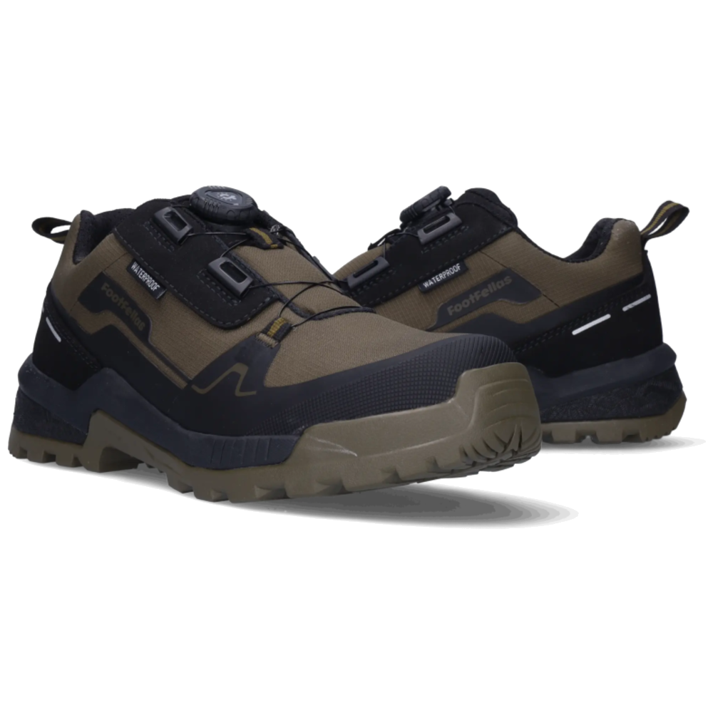 Footfellas Masha F221005 S7S Dames Werkschoenen BOA Zwart/Olijf