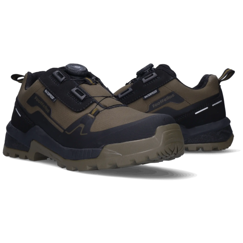 Footfellas Masha F221005 S7S Dames Werkschoenen BOA Zwart/Olijf