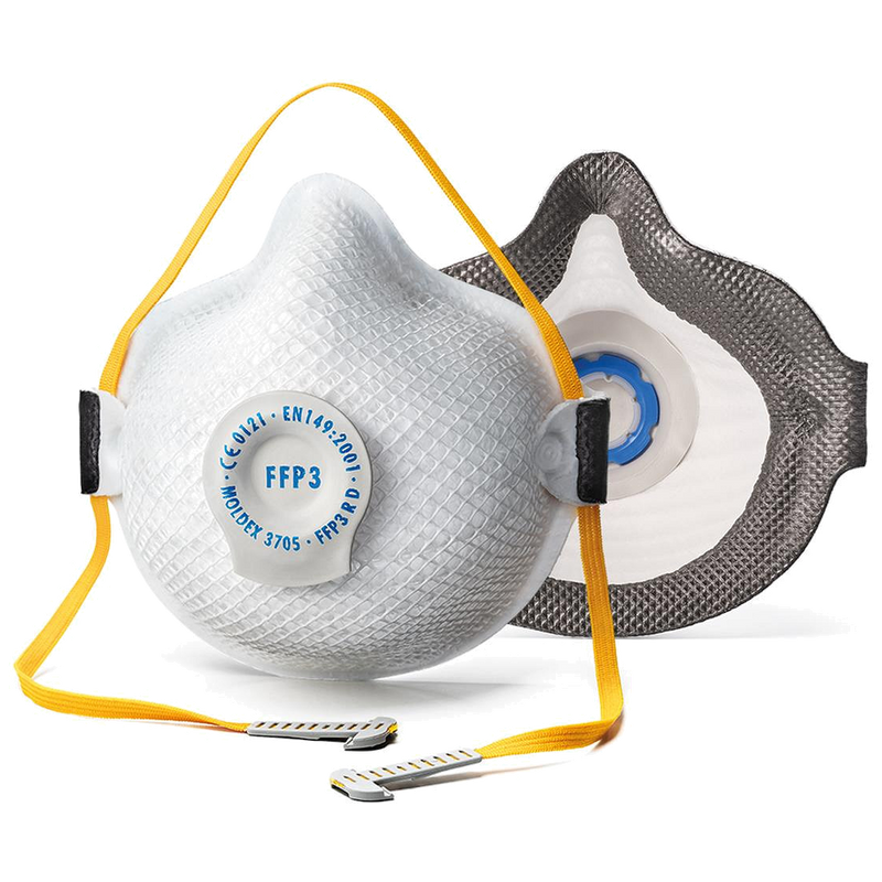 Moldex 370515 stofmasker FFP3 R D met uitademventiel