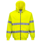 Portwest Hi-Vis Zip Front Hoodie CL.3 B305