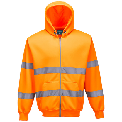 Portwest Hi-Vis Zip Front Hoodie CL.3 B305