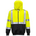 Portwest Hi-Vis Bicolor Zipped Hoodie CL.3 B315