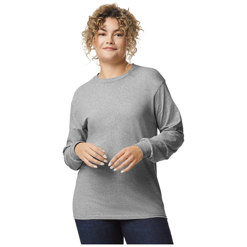 Gildan T-shirt Ultra Cotton Lange Mouw G2400