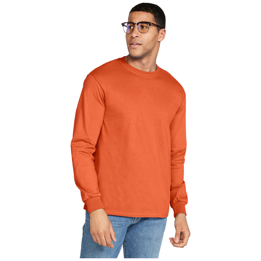 Gildan T-shirt Ultra Cotton Lange Mouw G2400