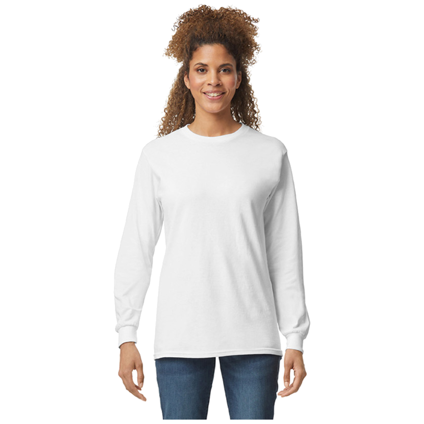Gildan T-shirt Ultra Cotton Lange Mouw G2400